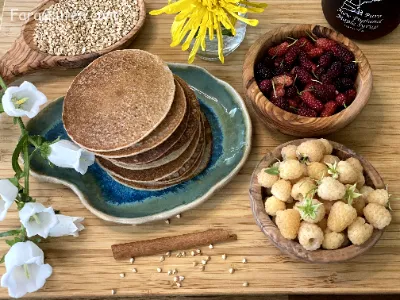 Clătite Pufoase Vegane din Hrișcă Verde