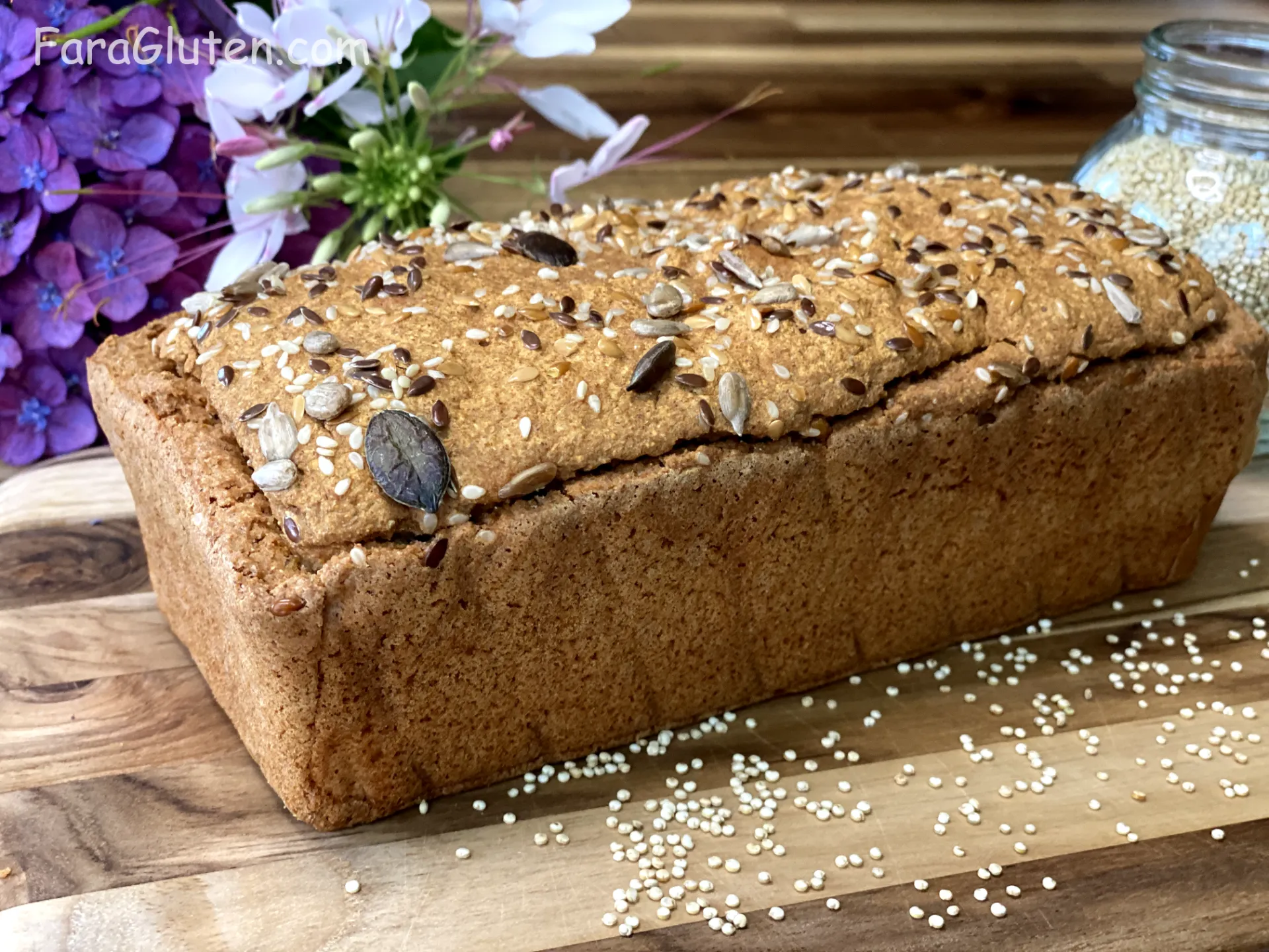 Pâine cu Quinoa și Praf de Copt 1 Ingredient